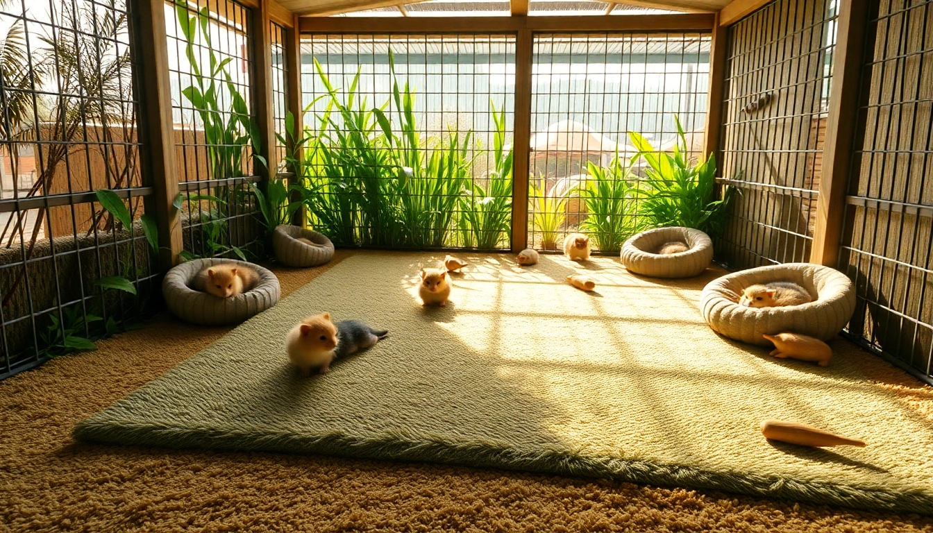 Nagermatte for small pets, showcasing its soft texture and cozy animal-friendly environment.