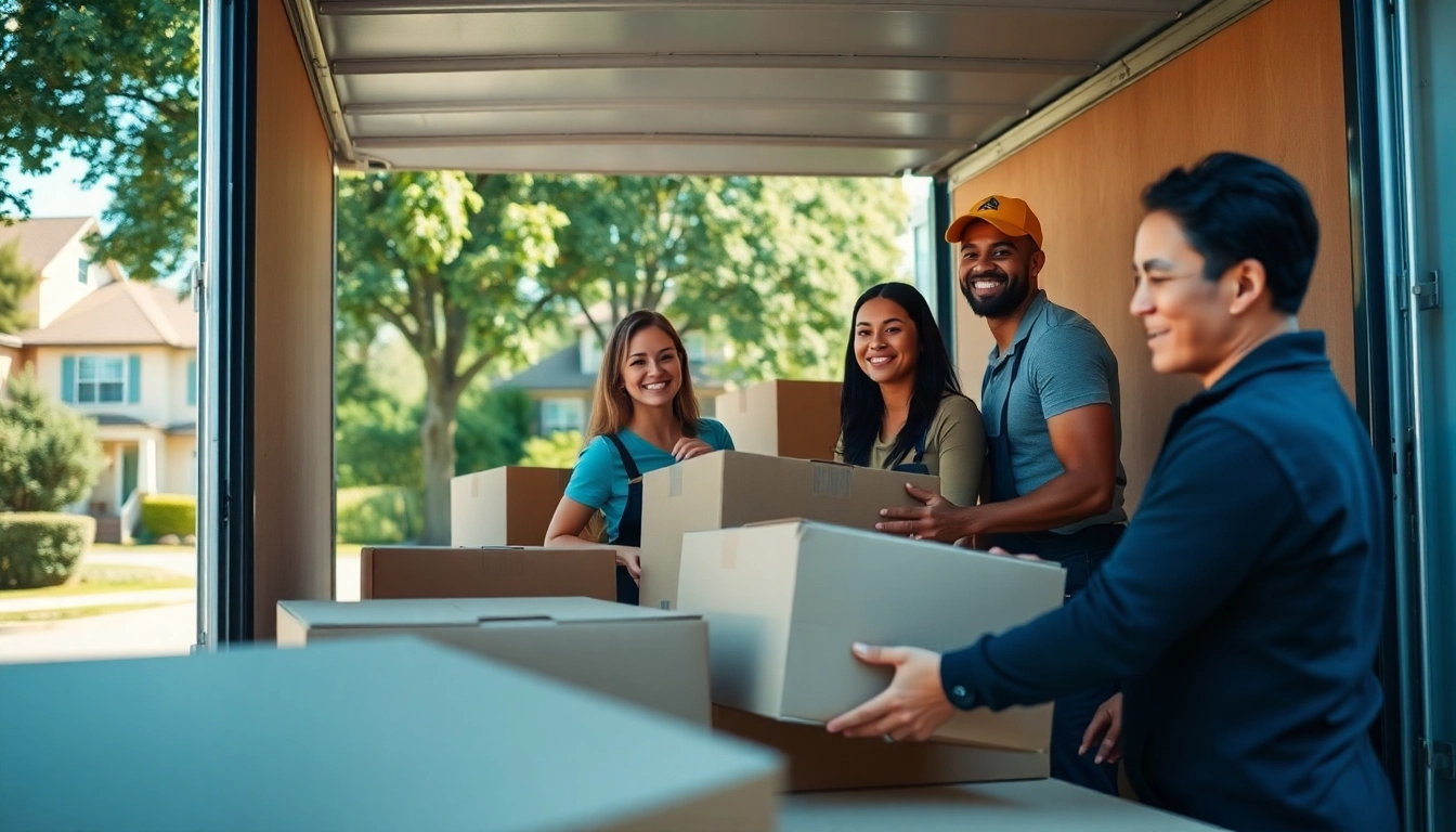 Umzugsunternehmen Speyer Team loading truck efficiently during a move.